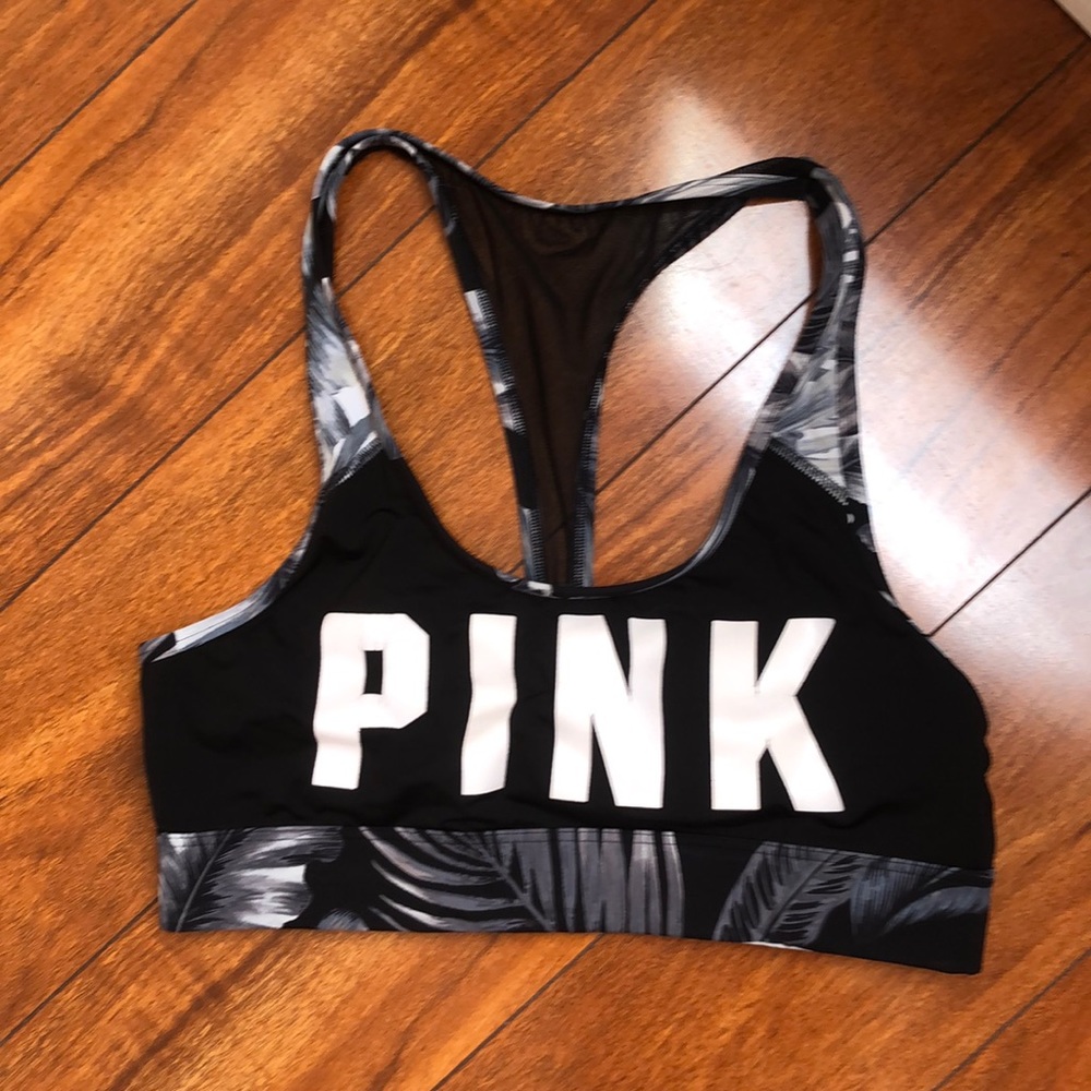 Pink Victoria’s Secret ultimate sports bra